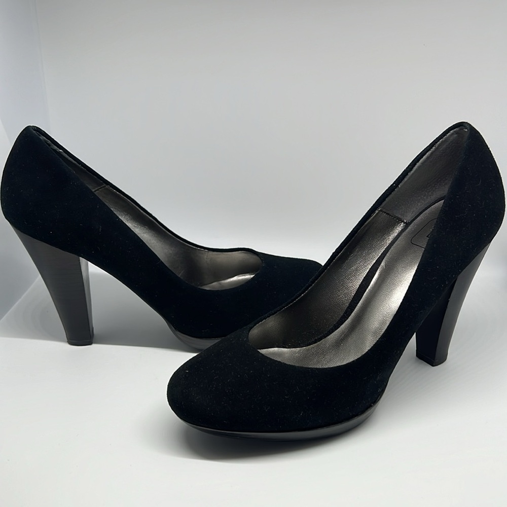 Black Suede high heels